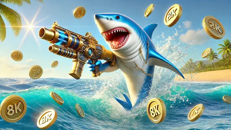 Ilustrasi layar permainan tembak ikan sebagai pilihan kategori RAHAYU88
